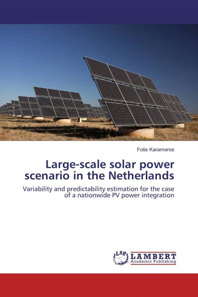 Large-scale solar power scenario in the Netherlands