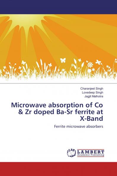Microwave absorption of Co & Zr doped Ba-Sr ferrite at X-Band
