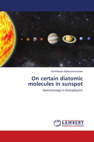 On certain diatomic molecules in sunspot