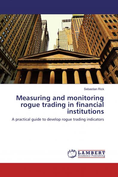 Measuring and monitoring rogue trading in financial institutions