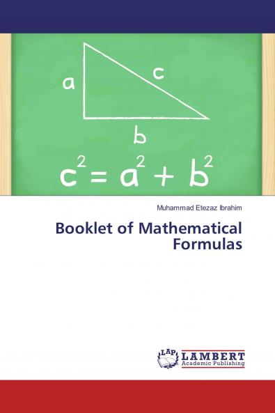 Booklet of Mathematical Formulas