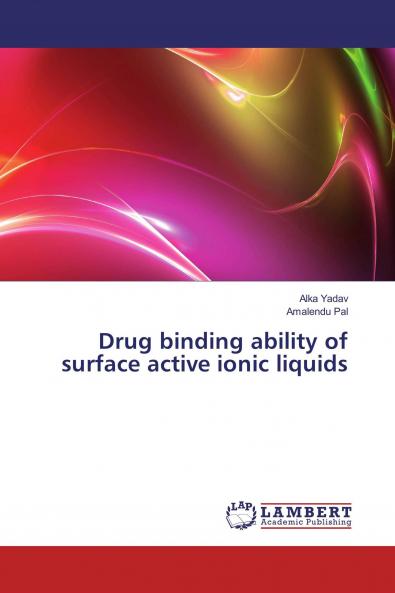 Drug binding ability of surface active ionic liquids