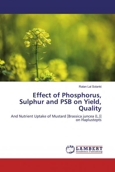 Effect of Phosphorus Sulphur and PSB on Yield Quality
