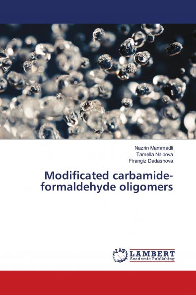 Modificated carbamide-formaldehyde oligomers