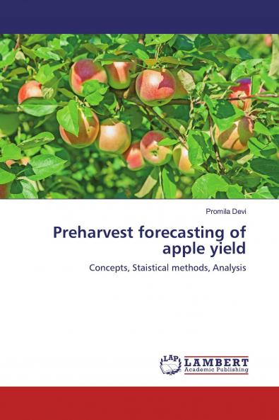 Preharvest forecasting of apple yield