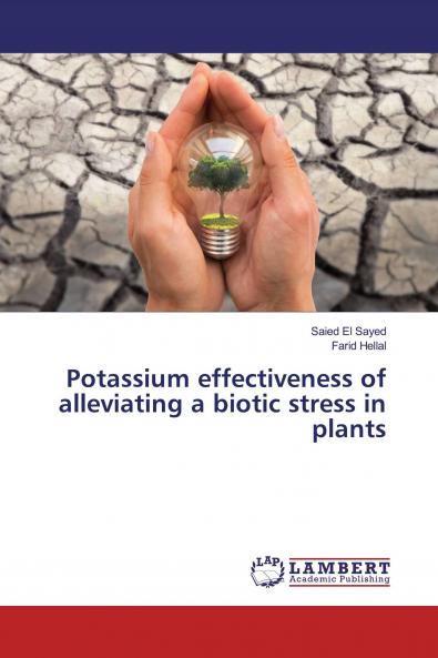 Potassium effectiveness of alleviating a biotic stress in plants