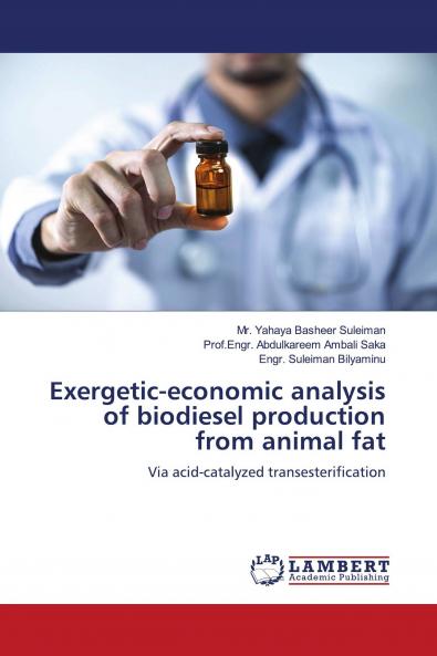 Exergetic-economic analysis of biodiesel production from animal fat