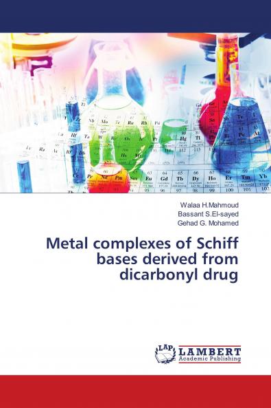 Metal complexes of Schiff bases derived from dicarbonyl drug