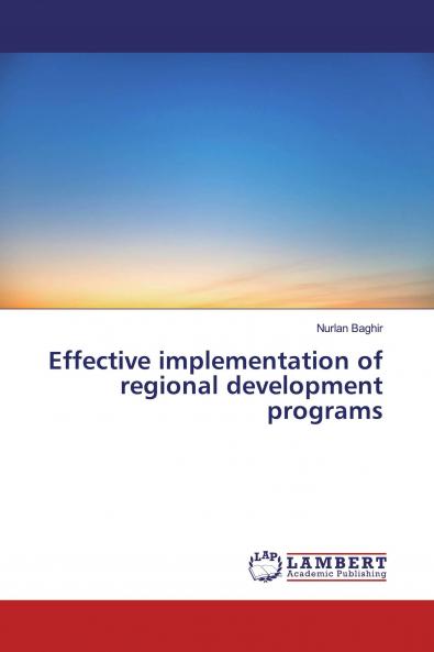 Effective implementation of regional development programs
