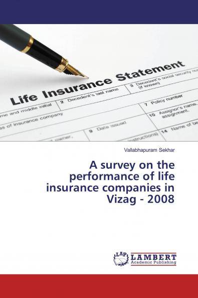A survey on the performance of life insurance companies in Vizag - 2008