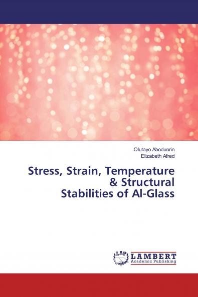 Stress Strain Temperature & Structural Stabilities of Al-Glass