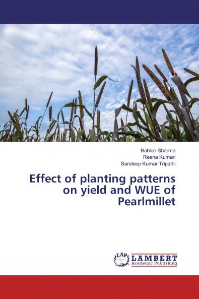 Effect of planting patterns on yield and WUE of Pearlmillet