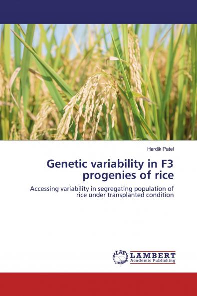 Genetic variability in F3 progenies of rice