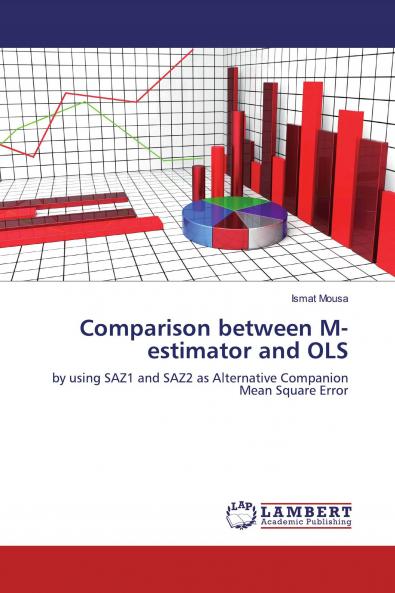 Comparison between M-estimator and OLS