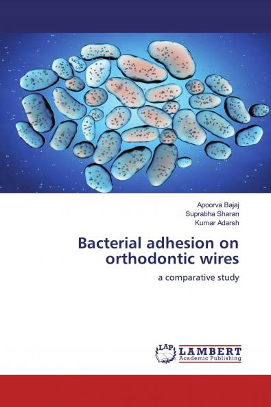 Bacterial adhesion on orthodontic wires