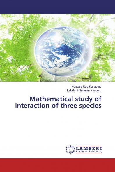 Mathematical study of interaction of three species