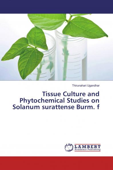 Tissue Culture and Phytochemical Studies on Solanum surattense Burm. f