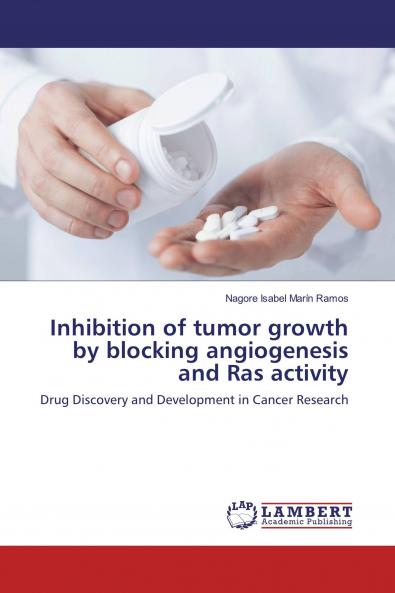 Inhibition of tumor growth by blocking angiogenesis and Ras activity