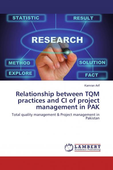 Relationship between TQM practices and CI of project management in PAK