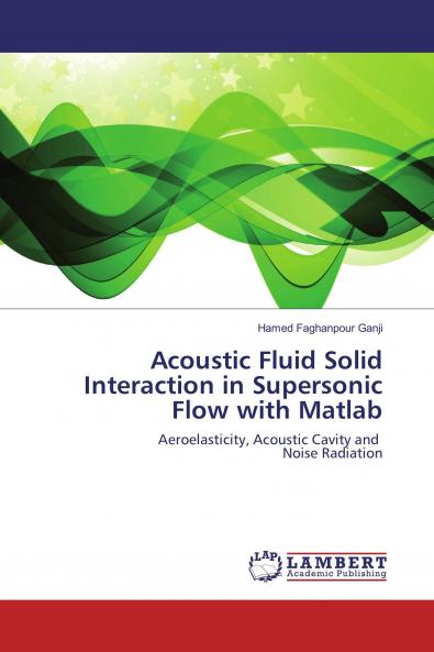 Acoustic Fluid Solid Interaction in Supersonic Flow with Matlab