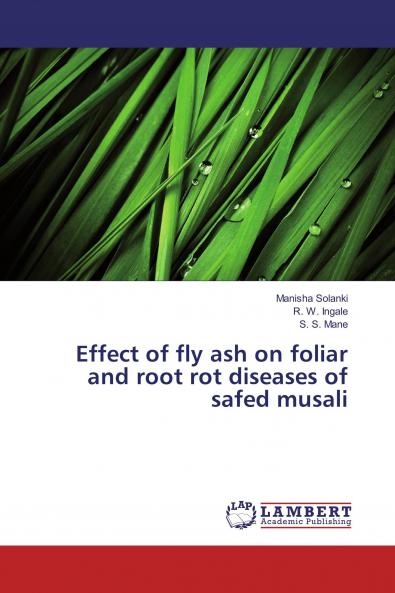 Effect of fly ash on foliar and root rot diseases of safed musali