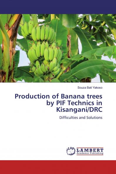 Production of Banana trees by PIF Technics in Kisangani/DRC