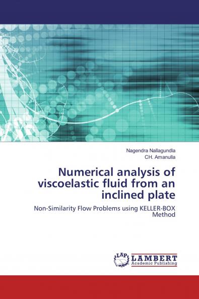 Numerical analysis of viscoelastic fluid from an inclined plate
