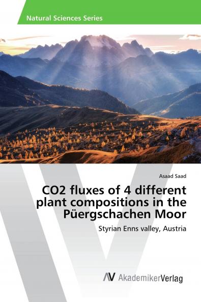 CO2 fluxes of 4 different plant compositions in the P��ergschachen Moor