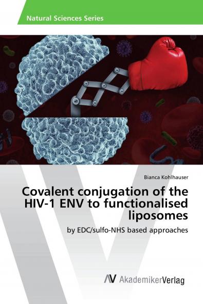 Covalent conjugation of the HIV-1 ENV to functionalised liposomes
