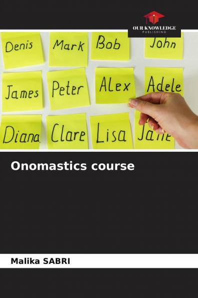 Onomastics course