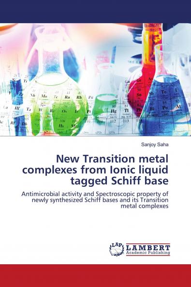 New Transition metal complexes from Ionic liquid tagged Schiff base