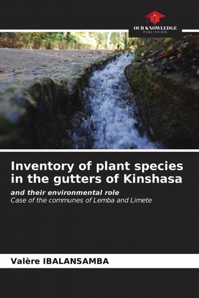 Inventory of plant species in the gutters of Kinshasa