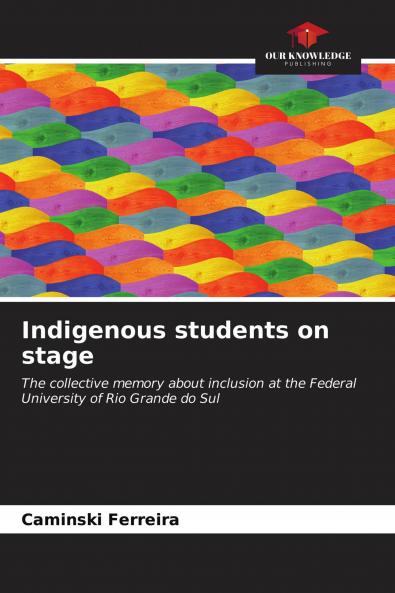 Indigenous students on stage
