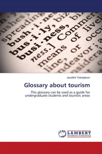 Glossary about tourism