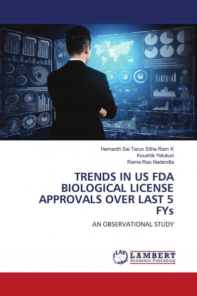 TRENDS IN US FDA BIOLOGICAL LICENSE APPROVALS OVER LAST 5 FYs