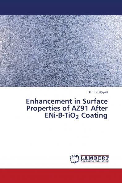 Enhancement in Surface Properties of AZ91 After ENi-B-TiO2 Coating