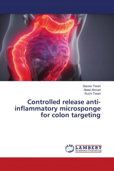 Controlled release anti-inflammatory microsponge for colon targeting