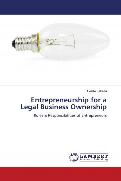 Entrepreneurship for a Legal Business Ownership