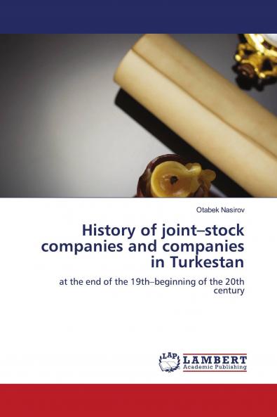 History of joint���stock companies and companies in Turkestan