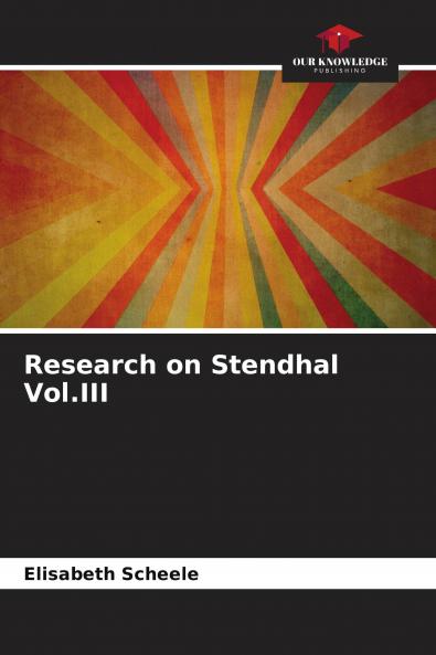 Research on Stendhal Vol.III