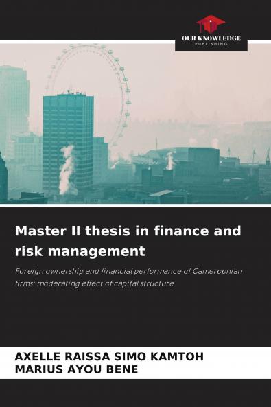 Master II thesis in finance and risk management