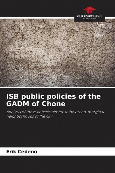 ISB public policies of the GADM of Chone