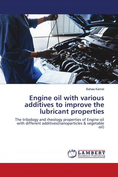 Engine oil with various additives to improve the lubricant properties