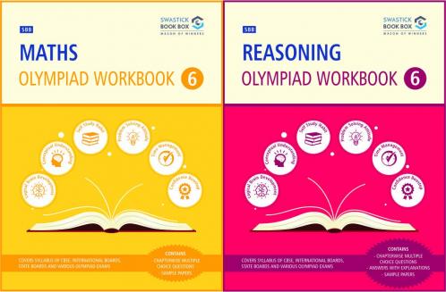 SBB Reasoning and Maths Olympiad Workbook Combo  - Class 6