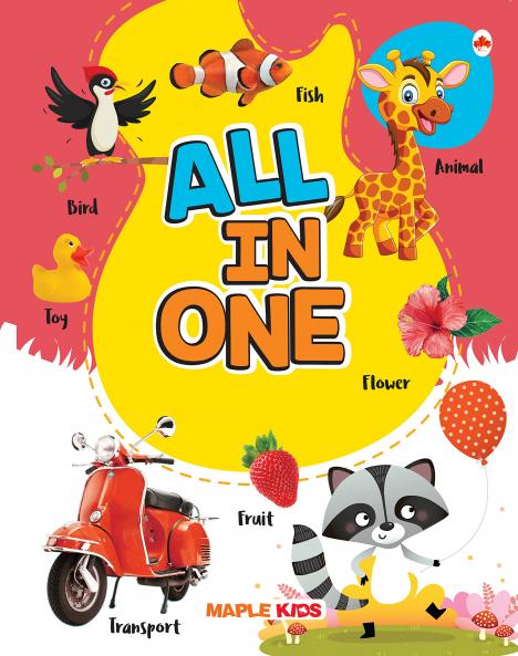 All in One - Picture Book for Kids and Early Learners – Vocabulary with 500 words on various topics
