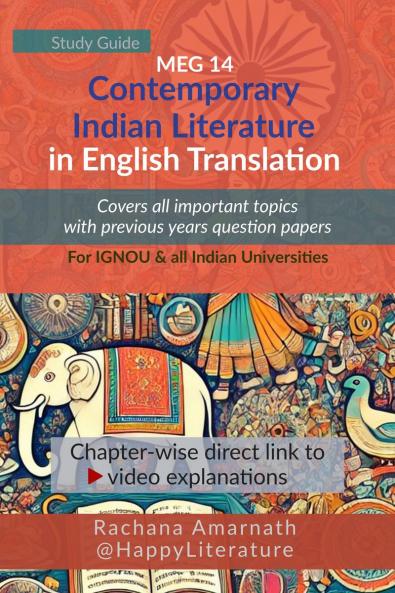 Contemporary Indian Literature in English Translation: Study Guide : Covers all important topics with previous years questions papers