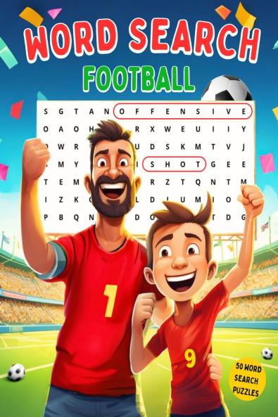 Football Word Search: Test Your Soccer Knowledge with this Brain Teaser Book | Activity Booklet for King  Sports Fans