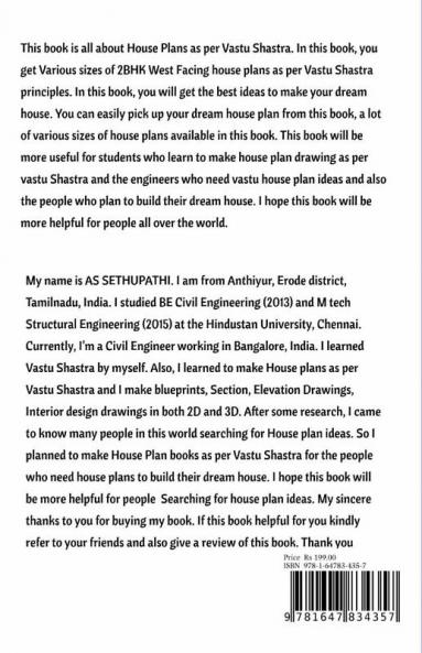 Buy Splendid 2BHK West Facing House Plans As Per Vastu Shastra Book ...