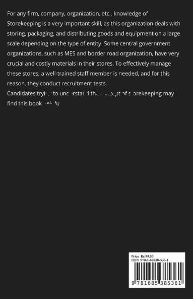 Buy Storekeeper Technical (Skt) : Helpful For Bro Mes And Various State ...