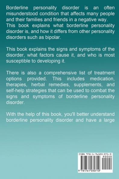 Buy Borderline Personality Disorder: A Complete Guide to the Signs ...